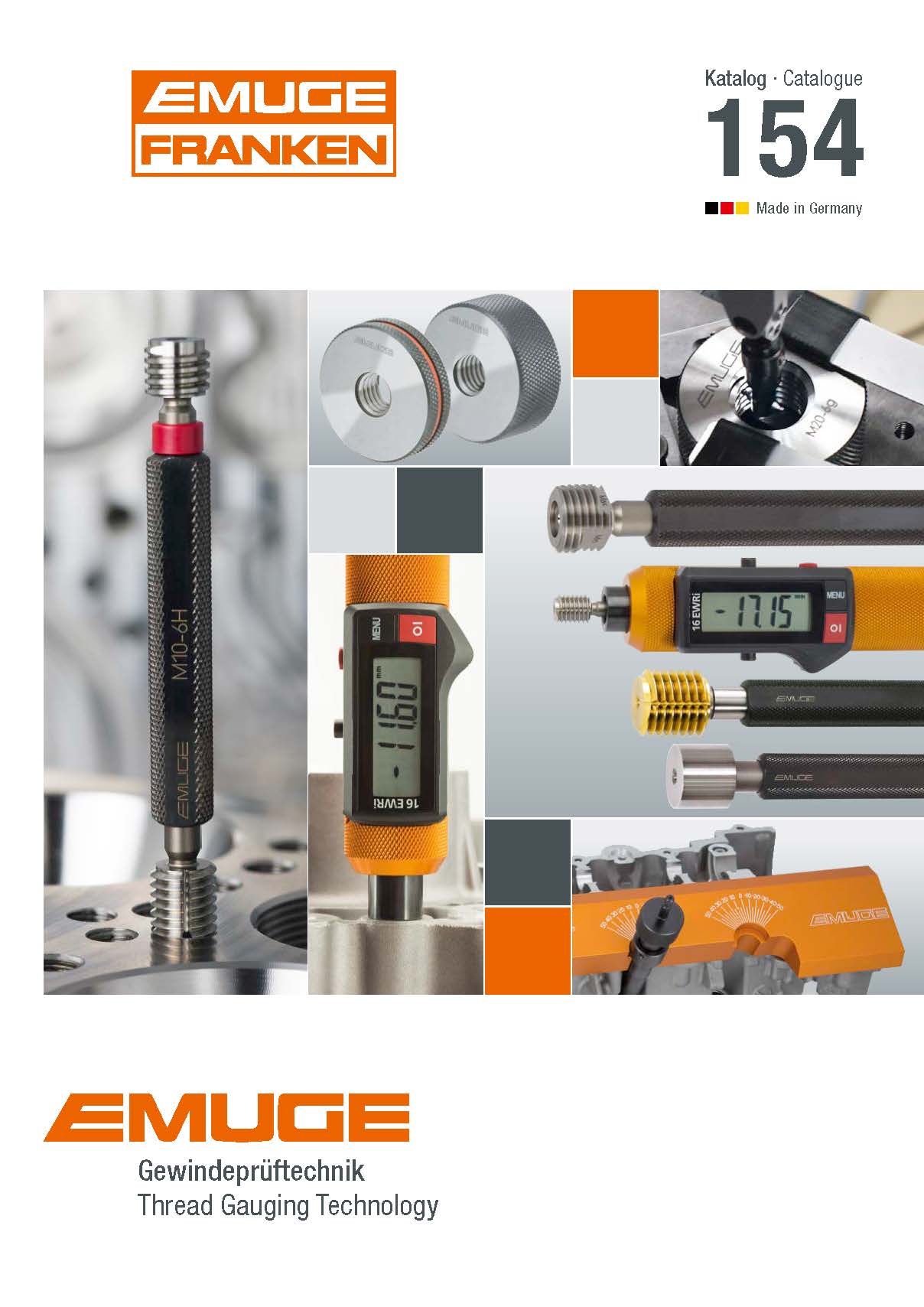 EMUGE. Каталог 154 - Технология измерения резьбы