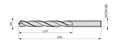 Сверло твердосплавное R0033/32 DormerPramet — фото