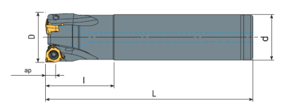 Фреза MSWN-20-120-04-20-3T Sangeo — фото