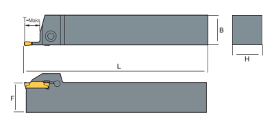 Державка канавочная SITEL1616-2T18 Sangeo — фото
