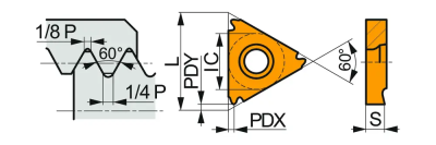 Пластина TN 16NR075M:T8030 DormerPramet — фото