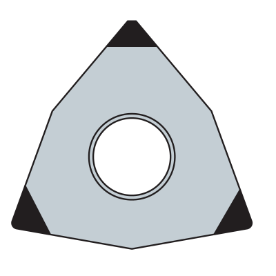 Пластина WNGA080408-3C BC250 Sangeo — фото