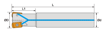 Фреза концевая PRCXLOE305028150 PRTools — фото