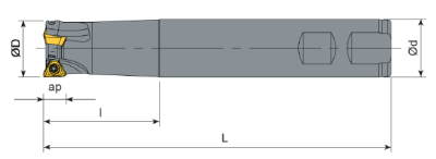 Фреза MS3P-20-150-10-20-2T-C Sangeo — фото