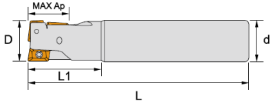 Фреза сверление и фрезерование PRCWMMD604032150 PRTools — фото