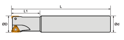 Фреза концевая PRCATPE504040200 PRTools — фото