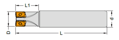 Фреза концевая PRCAPKE304025150 PRTools — фото