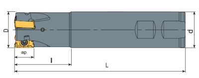 Фреза MSLN-32-160-11-32-4T-C Sangeo — фото