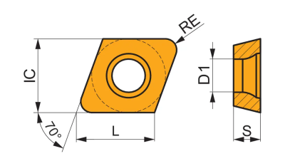 Пластина XDHW 070210SN:M8310 DormerPramet — фото